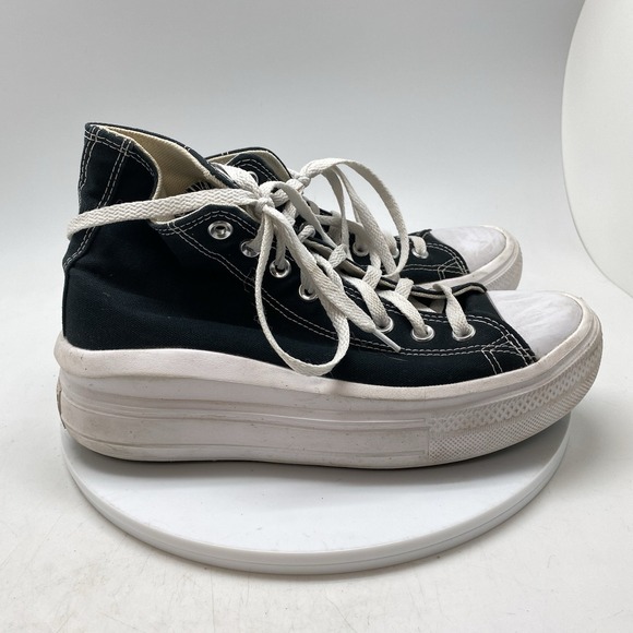 Converse Shoes - Converse Chuck Taylor All Star Move Womens Size 9 Black Athletic Shoes Sneakers